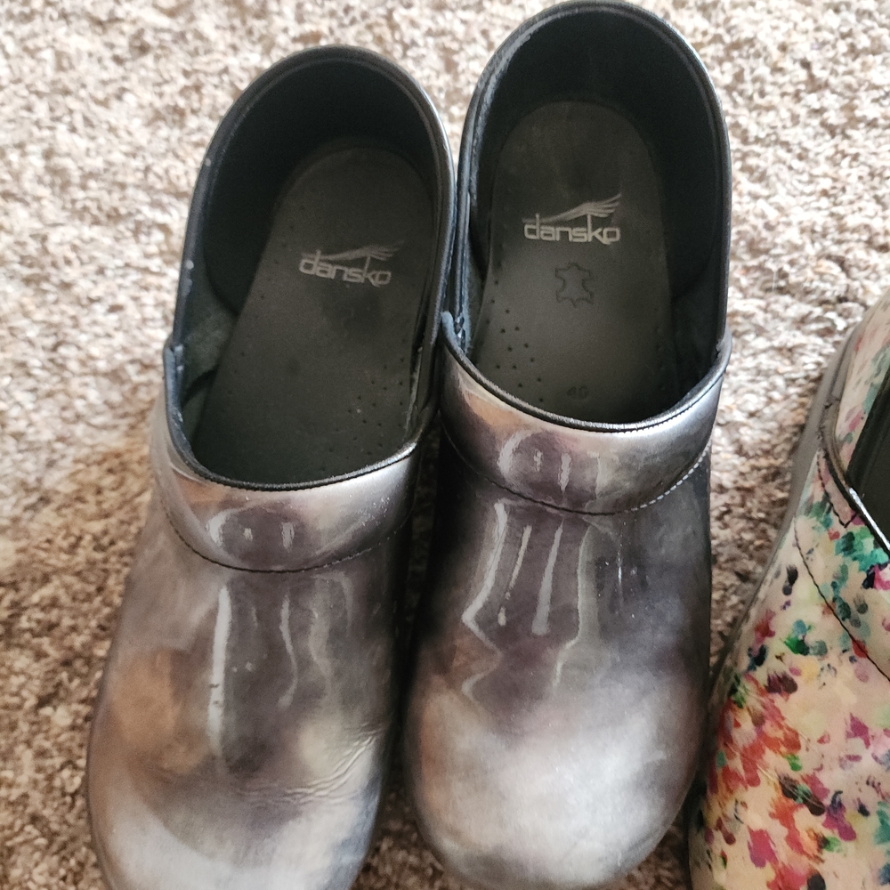 Dansko Gray Clogs
